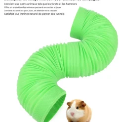 DOWNYPAWS - Tunnel de jouet pour hamster - extensible, en plastique