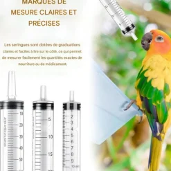 DOWNYPAWS - Tuyau d'alimentation pour jeunes oiseaux