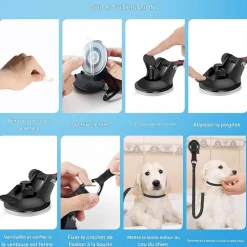 DOWNYPAWS - Ventouse pour corde de traction