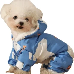 DOWNYPAWS - Vêtements pour chiens-manteau d'hiver pour petit chien longueur du dos 33