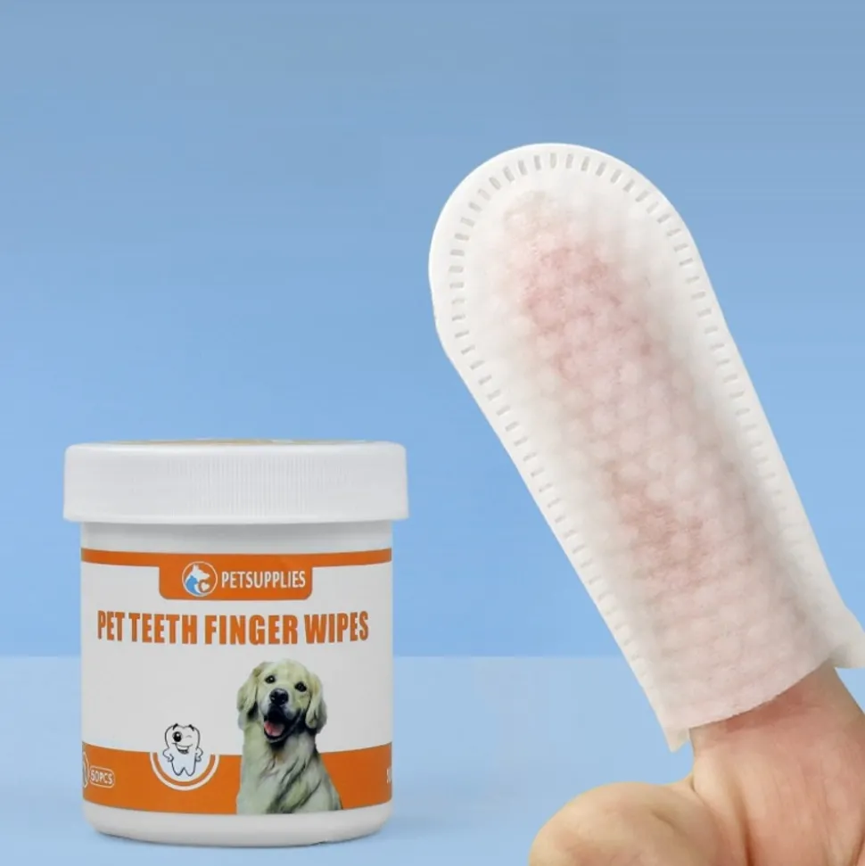 DTOPBUYAGE - 50 doigtiers de soin des oreilles pour animaux