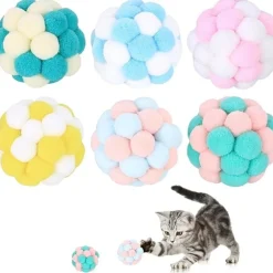 DTOPBUYAGE - 6 pcs balle interactive pour chat