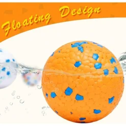 DTOPBUYAGE - Balles indestructibles e-tpu pour moyens et grands chiens