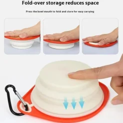 DTOPBUYAGE - Bol de nourriture pour chien en silicone pliable dtopbuyage