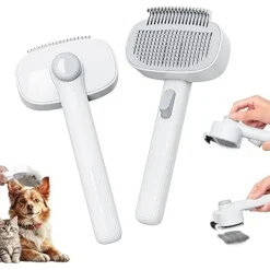 DTOPBUYAGE - Brosse 2 en 1 pour chat et chien