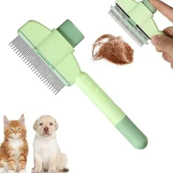 DTOPBUYAGE - Brosse autonettoyante magique pour chats et chiens élimine poils et puces