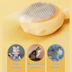 DTOPBUYAGE - Brosse pour animaux de compagnie bouton de nettoyage