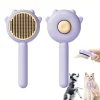 DTOPBUYAGE - Brosse pour animaux de compagnie bouton de nettoyage