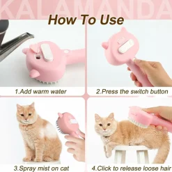 DTOPBUYAGE - Brosse vapeur pour chat contre la mue dtopbuyage