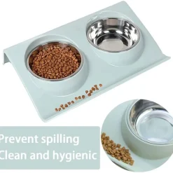 DTOPBUYAGE - Dtopbuyage animaux feeder bol, gamelle double