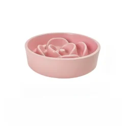 DTOPBUYAGE - Dtopbuyage ecuelle anti glouton plastique rose 15.5*15.5*4cm