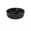 DTOPBUYAGE - Dtopbuyage ecuelle anti glouton plastique noir 15.5*15.5*4cm
