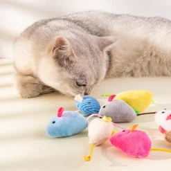 DTOPBUYAGE - Dtopbuyage jouet chat souris en peluche