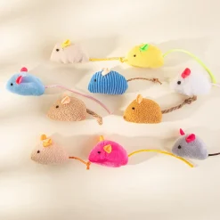 DTOPBUYAGE - Dtopbuyage jouet chat souris en peluche