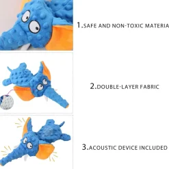 DTOPBUYAGE - Dtopbuyage jouet pour chien - en peluche, interactif