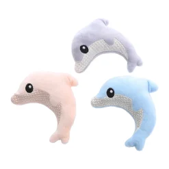 DTOPBUYAGE - Dtopbuyage jouet interactif dauphin en peluche pour chat