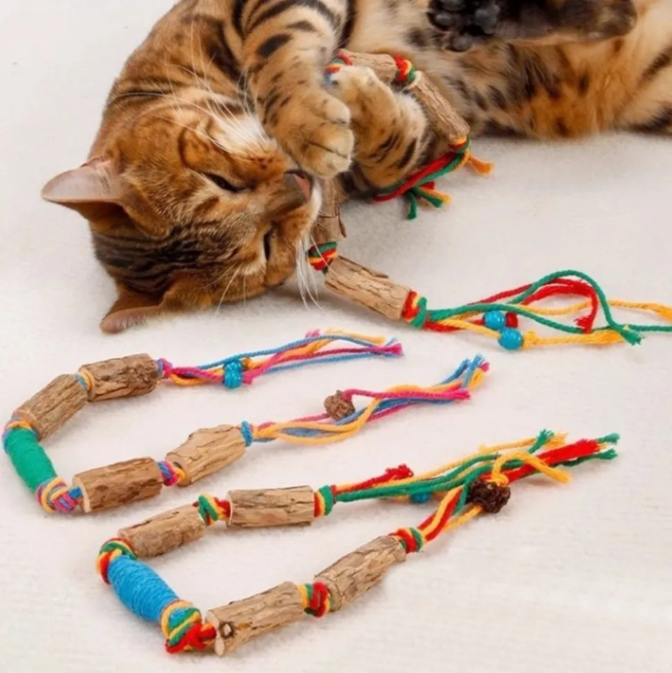 DTOPBUYAGE - Dtopbuyage jouets pour chats naturels en corde