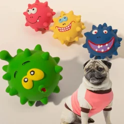 DTOPBUYAGE - Dtopbuyage jouet en latex épineux pour chien