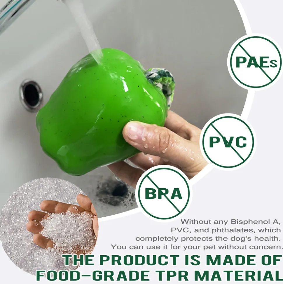 DTOPBUYAGE - Dtopbuyage jouets pour chien - indestructibles, en caoutchouc dur