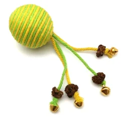 DTOPBUYAGE - Dtopbuyage jouets pour chats : boules de coton avec sonnette