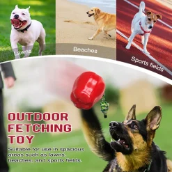 DTOPBUYAGE - Dtopbuyage jouets pour chien - indestructibles, en caoutchouc dur