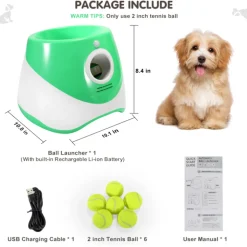 DTOPBUYAGE - Dtopbuyage lanceur de balle automatique pour chiens