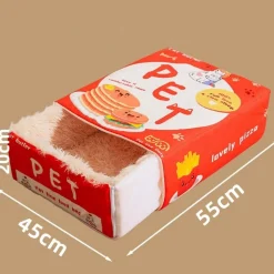 DTOPBUYAGE - Dtopbuyage lit rectangulaire fermé pour chat