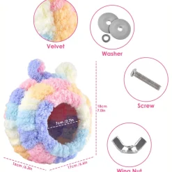 DTOPBUYAGE - Dtopbuyage nid pour oiseaux et petits animaux