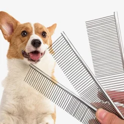 DTOPBUYAGE - Dtopbuyage peigne démêlant en acier inoxydable pour chat et chien