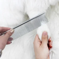 DTOPBUYAGE - Dtopbuyage peigne démêlant en acier inoxydable pour chat et chien