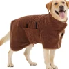 DTOPBUYAGE - Dtopbuyage peignoir en microfibre pour chien