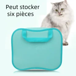 DTOPBUYAGE - Ensemble de brosse à poils et coupe-ongles pour chat et chien dtopbuyage