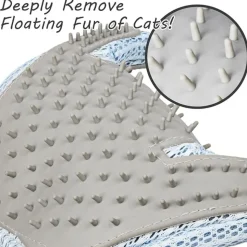 DTOPBUYAGE - Gant de toilettage 2 en 1 pour chiens et chats