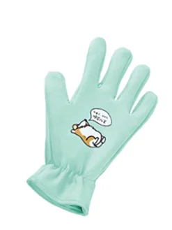 DTOPBUYAGE - Gants en silicone pour animaux de compagnie bleus