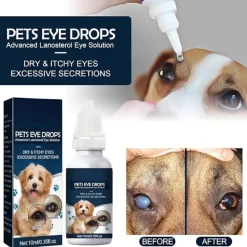 DTOPBUYAGE - Gouttes pour yeux de chats et chiens