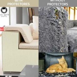 DTOPBUYAGE - Griffoir anti-griffe pour canapé diy