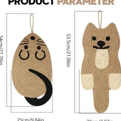 DTOPBUYAGE - Griffoir sisal chat pour aiguiser ongles