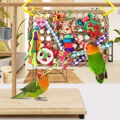 DTOPBUYAGE - Jeux pour oiseaux - matériel de forage, chewing, escalade