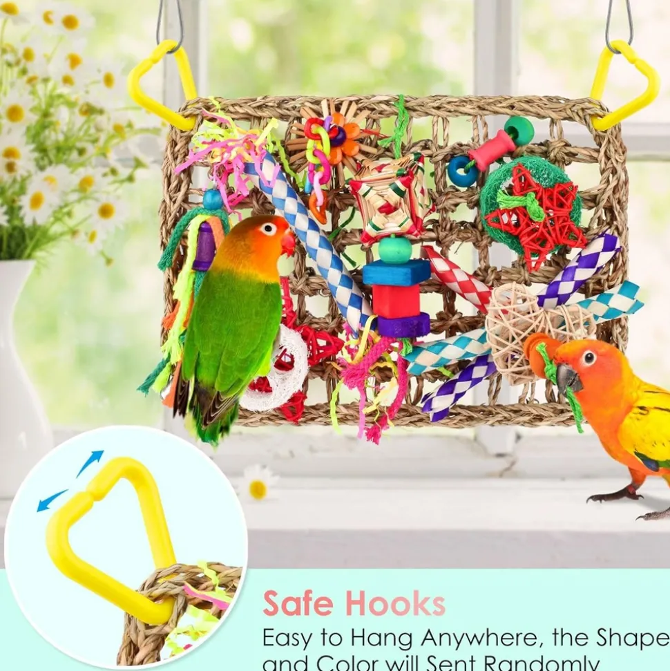 DTOPBUYAGE - Jeux pour oiseaux - matériel de forage, chewing, escalade