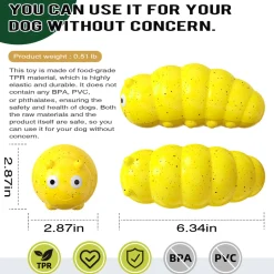 DTOPBUYAGE - Jouet à mâcher pour chien - indestructible, grinçant dtopbuyage