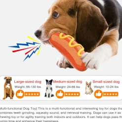DTOPBUYAGE - Jouet à mâcher pour chiots - en caoutchouc naturel, interactif