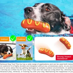 DTOPBUYAGE - Jouet à mâcher pour chiots - en caoutchouc naturel, interactif