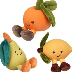 DTOPBUYAGE - Jouet chien flamingo orange latex couineur 11,5x11,5x9,7cm