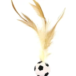 DTOPBUYAGE - Jouet de ballon à plumes pour chat (lot de 2)