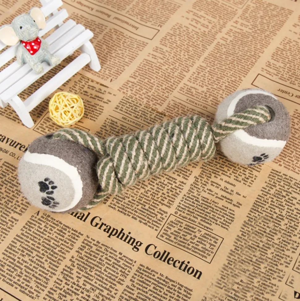 DTOPBUYAGE - Jouet de nettoyage des dents tressé dtopbuyage - chats et chiens