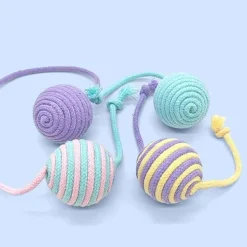 DTOPBUYAGE - Jouet en corde de coton pour chats