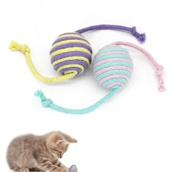 DTOPBUYAGE - Jouet en corde de coton pour chats