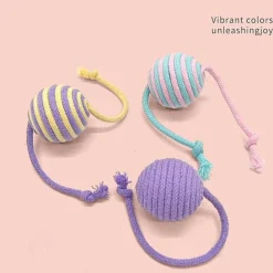 DTOPBUYAGE - Jouet en corde de coton pour chats