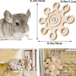 DTOPBUYAGE - Jouet tournant pour chinchillas et rongeurs