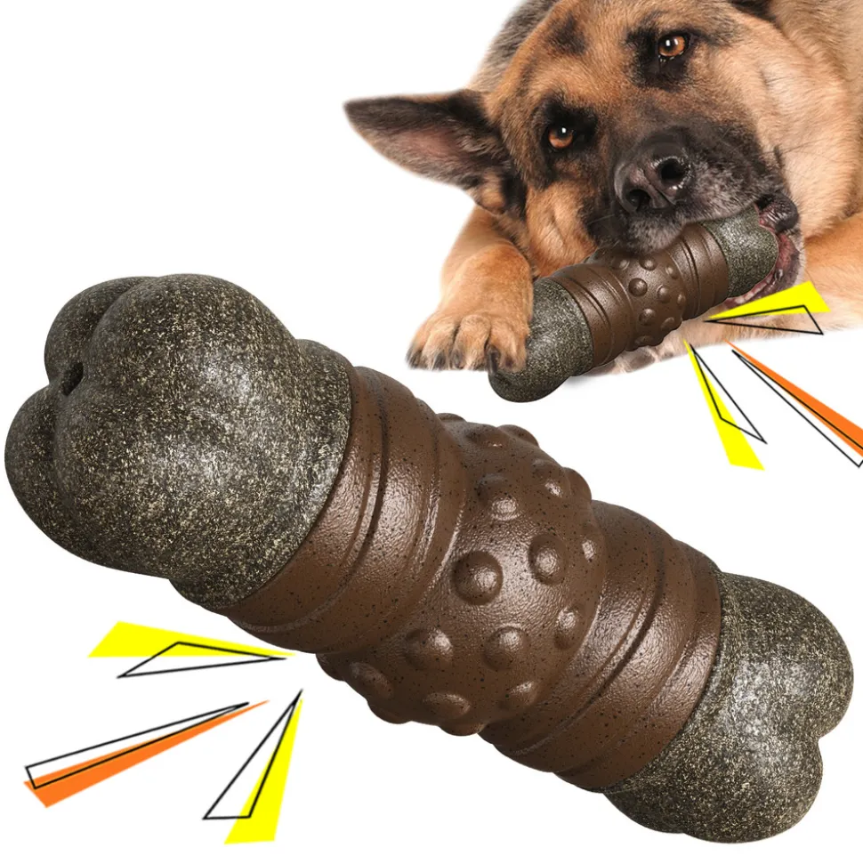 DTOPBUYAGE - Jouets à mâcher pour chien indestructibles, résistants